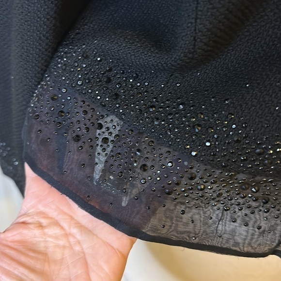 St. John Beaded Organza Trimmed Boucle Jacket Sz12 NWOT - Picture 9 of 15